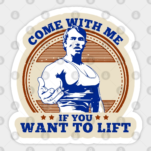 Come With Me If You Want To Lift Sticker by Army Of Vicious